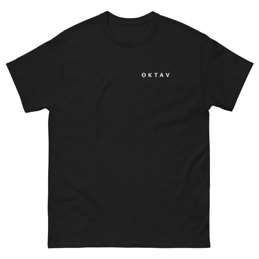 T-shirt logo OKTAV noir